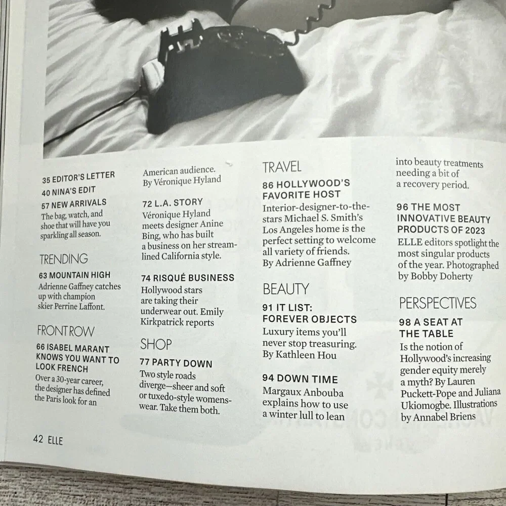 Elle Magazine - December 2023 January 2024 - Taraji P Henson - New‎ Never Read